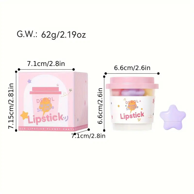 6-Pack Star Shaped Lip Butters Set