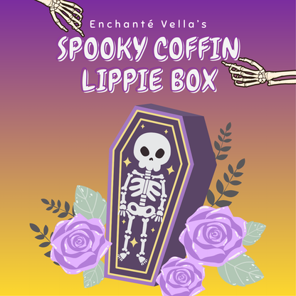 [Enchanté Vella’s] Spooky Coffin Lippie Box