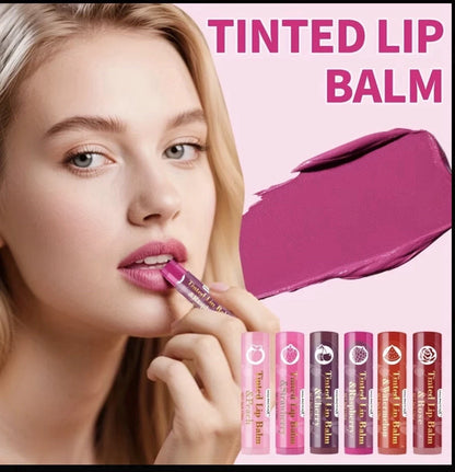 MISS FACTORX - Tinted Lip Balm Pack of 6pcs